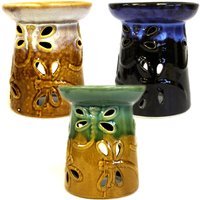 Classic Rustic Oil Burner Dragonfly