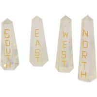 Points Compass Quartz Stone Set
