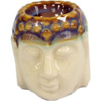 Buddha Oil Burner Ivory & Mint