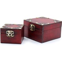 Set 2 Gothic Square Boxes