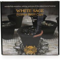 Box 12 Resin Cups White Sage