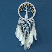 Tree Life Dreamcatcher Pure & Natural 16cm