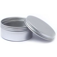 Aluminium Tin Box Round Screw Top 70x35mm
