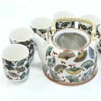 Herbal Teapot Set China Fans