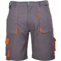 Portwest Men's Contrast Workwear Shorts in Charcoal | Size: Large