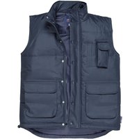 Portwest Men's Classic Bodywarmer Jacket Workwear in Navy | Size: Small