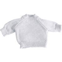 Mumbles Teddy Jumper Accessory in White | Size: Large