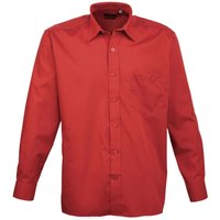 Poplin Long Sleeved Formal Shirt Dark