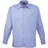 Poplin Long Sleeved Formal Shirt Mid