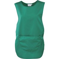Premier Women's Pocket Tabard Workwear in Emerald | Size: Small