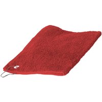 Towel City Luxury Range 550 GSM - Sports Golf Towel (30 X 50 CM) in Red | Size: 30 X 50 CM