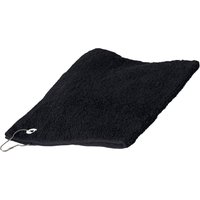 Towel City Luxury Range 550 GSM - Sports Golf Towel (30 X 50 CM) in Black | Size: 30 X 50 CM