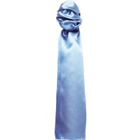 Premier Women's Scarf - Plain Business Scarf in Mid Blue