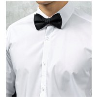 Premier Men's Tie - Plain Bow Tie in Black