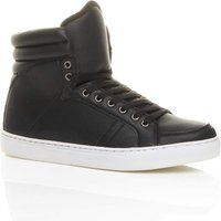 Flat Heel Lace Up Trainers Hi Tops