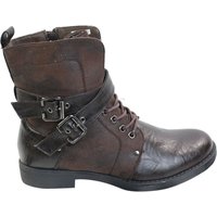 Leather Ankle Boots Buckle