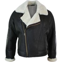 Sherling Sheepskin Cross Zip B3 Pilot Jacket