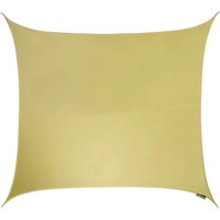 Primrose 5.4m Square Water Resistant Sun Shade Canopy 96.5% UV Block Free Rope in Beige