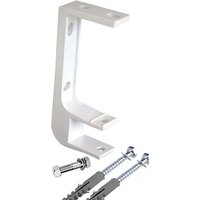 Primrose Awnings Set Of Ceiling Wall Brackets For 40mm Torsion Bar - For Standard Manual, XL Awnings in White | Size: 2 Pack