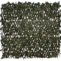Primrose Artificial Goat Willow Extendable Trellis Hedge Screening 2m x 1m in Green