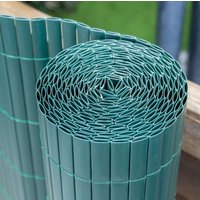 Primrose Artificial Green Bamboo Cane Plastic Garden Screening Roll 4m x 1.5m