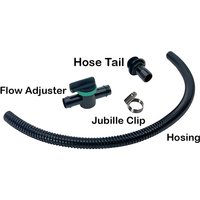 Hose Kit Flow Adjuster Tail & Jubilee Clip 75cm