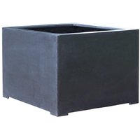 Primrose Titanic Black Poly-Terrazzo Cube Planter 85cm