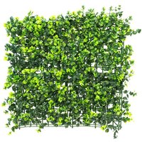 Dark Buxus Artificial Hedge Garden Patio Panels 50cm x 50cm cm x 50 cm