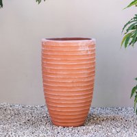 Primrose Terracotta Tapered Cylinder Planter 75cm