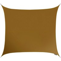3.6m Square Water Resistant Sun Shade Canopy 96.5% UV Block Free Rope