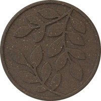Primrose 3 Pack Reversible Stepping Stone Leaf Design 46cm in Brown