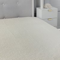 12 Inch Deep Super Soft Feel Cosy Fleece Mattress Protector Underblanket Fitted Sheet Double