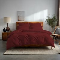 Plain Dyed Easy Care Polycotton Duvet Cover & Pillowcase s Set Bed Linen Single