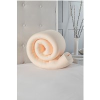 Memory Foam Mattress Topper 1 Inch Orthopedic Support Mattress Topper Removable Bamboo Zip Cover Single
