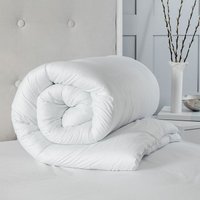 Snug City Winter Extra Warm 15 Tog Microfibre Soft Like Down Duvet With Non Allergenic Hollowfibre Filling in White | Size: Single