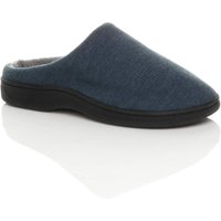 Flat Heel House Shoes Corduroy Slippers