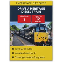 Activity Superstore Drive a Heritage Diesel Train in Red