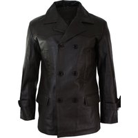 3 4 Double Breasted Leather Kriegsmarine Jacket