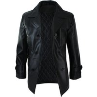 3 4 Double Breasted Leather Kriegsmarine Jacket