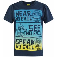 Despicable Me Boy's Kids Short Sleeved T-Shirt (Blue) in Blue | Size: 3-4 Years