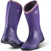 Grubs Boots Women's Tideline Calf Height Lightweight Wellington Boots in Plum | Size: 6