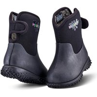 Grubs Boots Muddies Puddle Fleece Lined Wellington Boots in Black | Size: Infant 9
