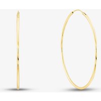 Tone 50mm Hoop Earrings H243*