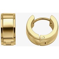 Tone Stainless Steel Polished Huggie Hoop Earrings E6569