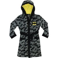 DC Comics Boy's Batman Dressing Gown in Grey | Size: 6-7 Years