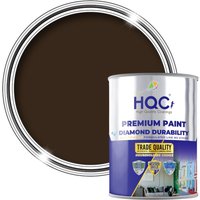 HQC PAINTS Blackboard & Chalkboard Paint - 1L - for all Interior Walls & Surfaces in Brown