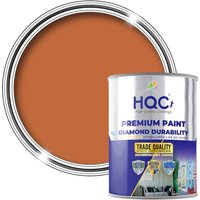 HQC PAINTS HQC Vinyl Matt Emulsion Paint - Matt Finish for Interior Walls - 1L in Terracota