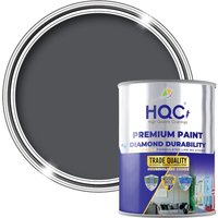 HQC PAINTS Wood Paint - 1L - Best Wood Paint for Fences, Gates, Sheds & Furniture in Classic Grey