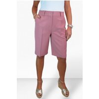 Paulo Due Women's Smart Pleated Tailored Shorts in Dusty Pink | Size: 12