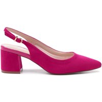 Paradox London Women's 'Isadora' Block Heel Slingback Court Shoes in Fuchsia | Size: 3